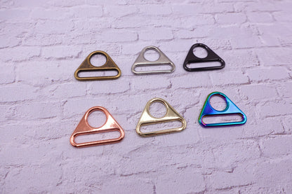 Triangle Rings (2 Pack) - 1" (6 Colours)
