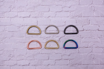 D-Rings (4 Pack) - 1" ( 6 Colours)