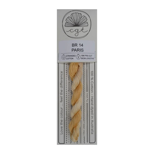 BR14 Paris - Fils à broder pré-coupés Mouliné - Cottage Garden Threads
