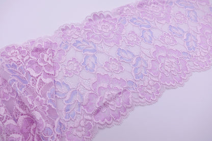 Pastel Flowers- Stretch Lace