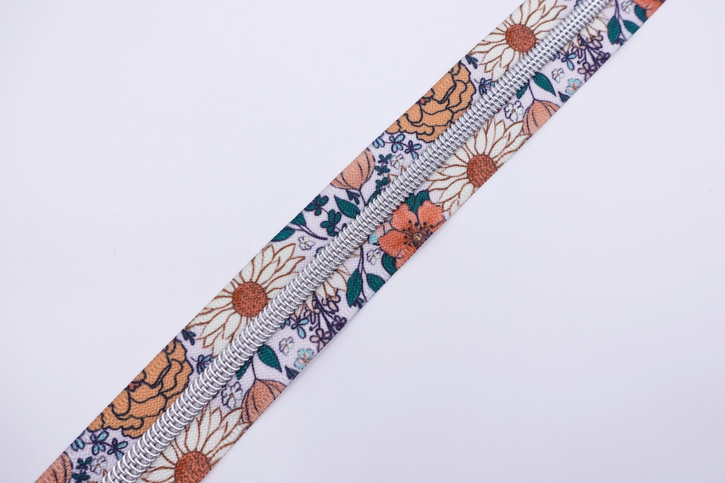 Fermeture Éclair à feuillage floral # 5 (1 mètre)