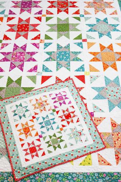 Patron de courtepointe Shine Remix - A Quilting Life Sherri McConnell