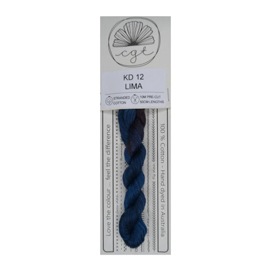 KD12 Lima - Pre-cut floss - Cottage Garden Threads
