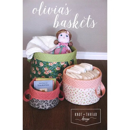 Les paniers d'Olivia - Patron en papier