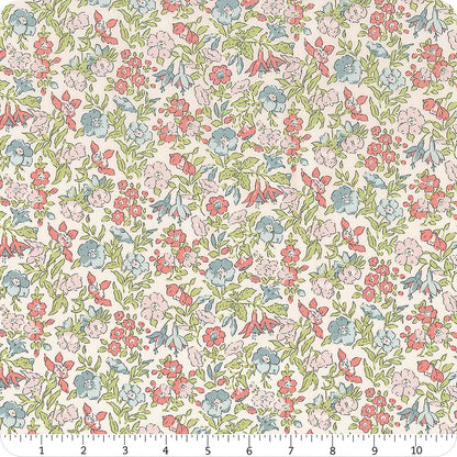 Everlasting - Mamie Flower B - Liberty Lasenby Cotton