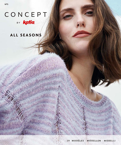 Concept by Katia ~ All Seasons N.5 - 32 Knitting Models