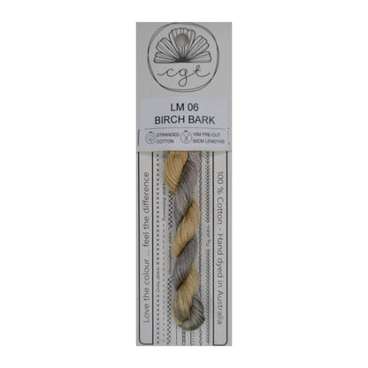 LM06 Birch Bark - Pre-cut floss - Cottage Garden Threads
