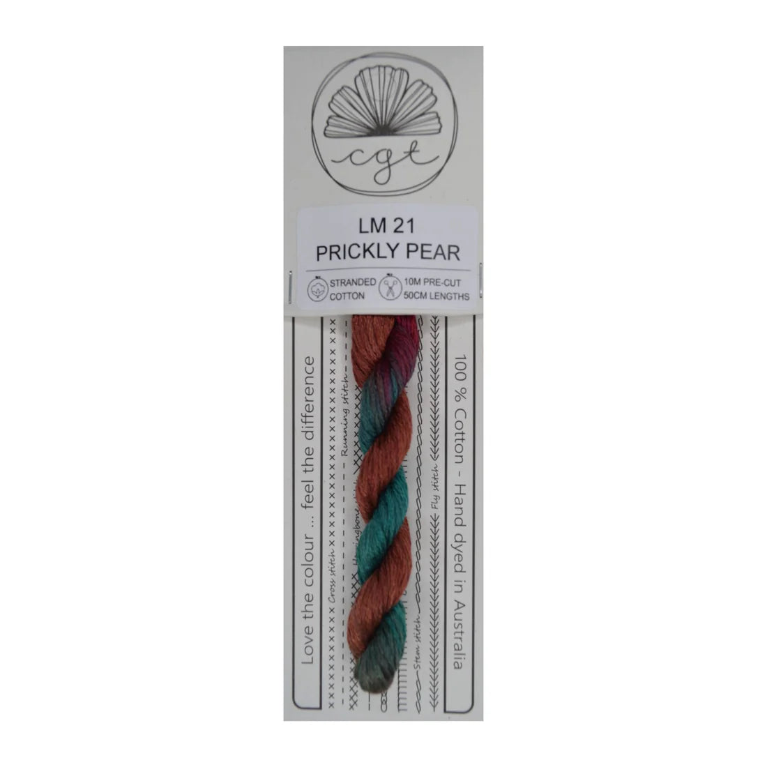LM21 Prickly Pear  - Pre-cut floss - Cottage Garden Threads
