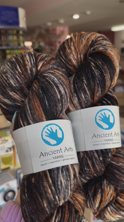Brindle Dog - Socknado Fingering - Ancient Arts Yarns