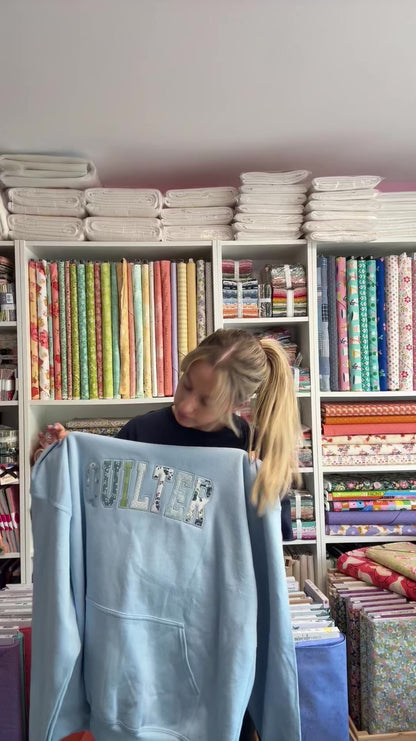 QUILTER - Nantucket Summer (Fabric from Camille Roskelley) Edition - Embroidered Hoodie or Crewneck