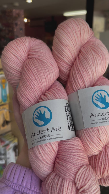 Kitten Nose Pink - Socknado Fingering - Ancient Arts Yarns