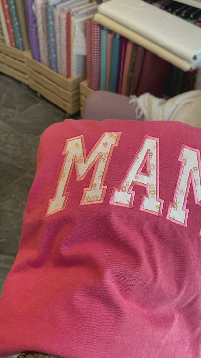 MAMA - Embroidered T-Shirt (CREATE YOUR OWN)