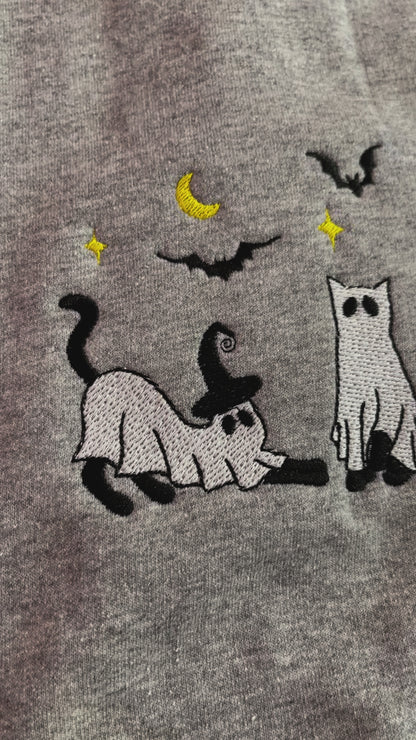 Chiens fantômes - Sweat-shirt brodé