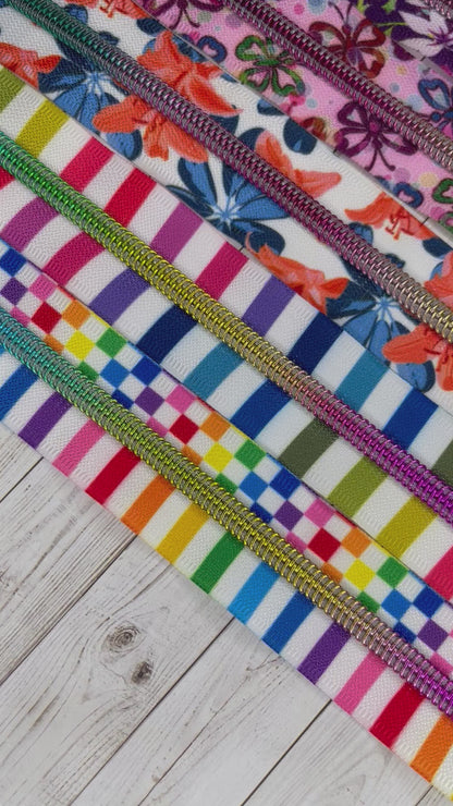 Zipper Bundle 1 meter or 3 meters - 6 NEW ZIPPERS