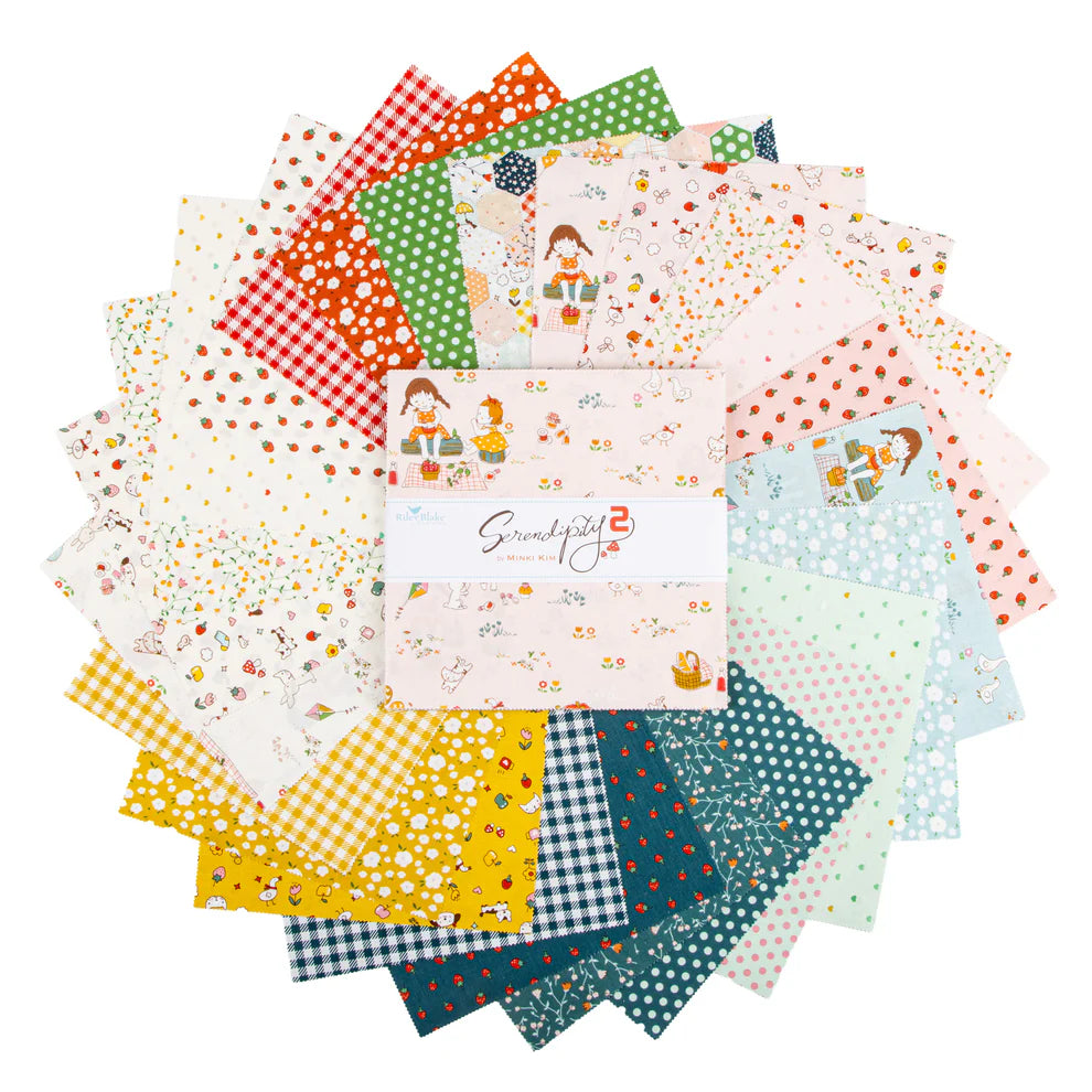 Serendipity 2 (Minki Kim) - 5" Charms - Riley Blake Designs