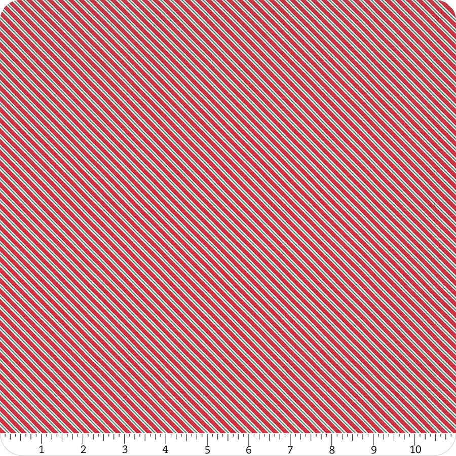Casse-Noisette - Rayures de candy cane rouges - Makower UK