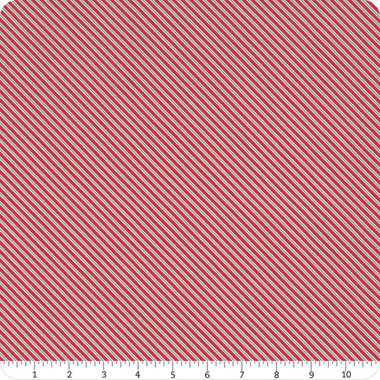 The Nutcracker - Red Candy Cane Stripes - Makower UK