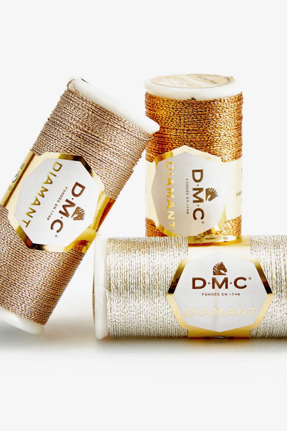 DMC Diamant Metallic Needlework Thread 35m