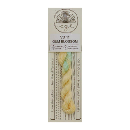 VD11 Gum Blossom - Fils à broder pré-coupés Mouliné - Cottage Garden Threads