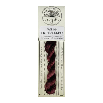 WS444 Putrid Purple - Pre-cut floss - Cottage Garden Threads